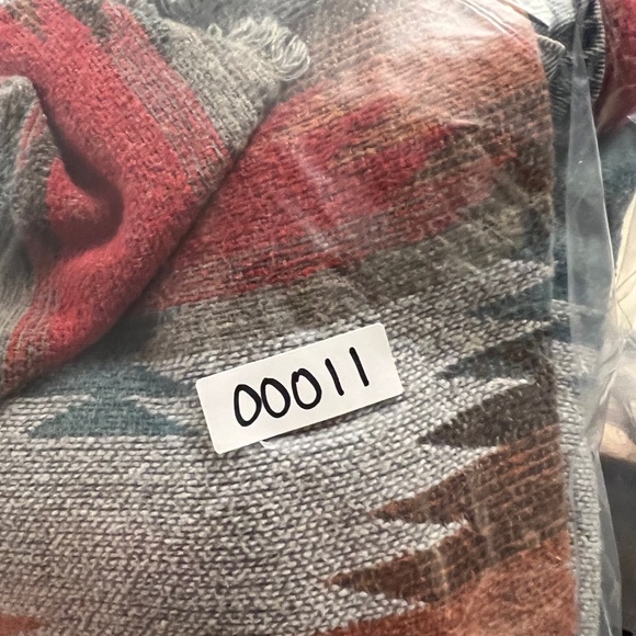 Vintage Denim Shacket with Aztec Southwestern Pattern - Picture 12 of 12